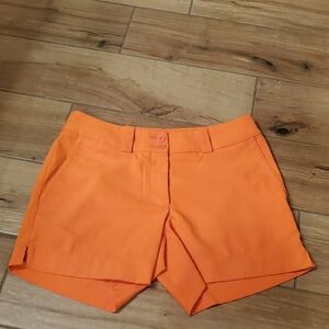 Nike Orange Tailored Bermuda Shorts